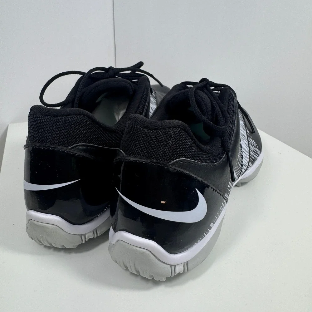 Nike Delight V Golf Shoes Womens 8.5‎ Black White Scratch Graphic 651997-001